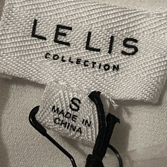 Le Lis Collection Eyelet Cutout Mini Dress White Size Small Women - Picture 5 of 8